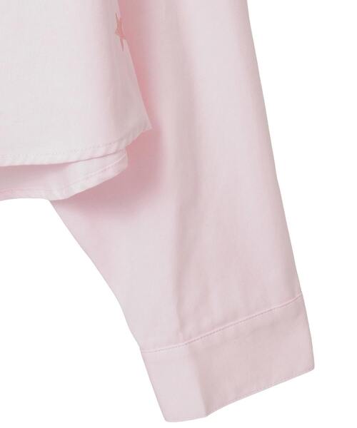 CONVERSE TOKYO(コンバーストウキョウ)の「BACK STAR★ OXFORD SHORT SHIRT(シャツ/ブラウス・レディース・パープル/ピンク/イエロー/ブラック・FREE)」の10枚目の写真