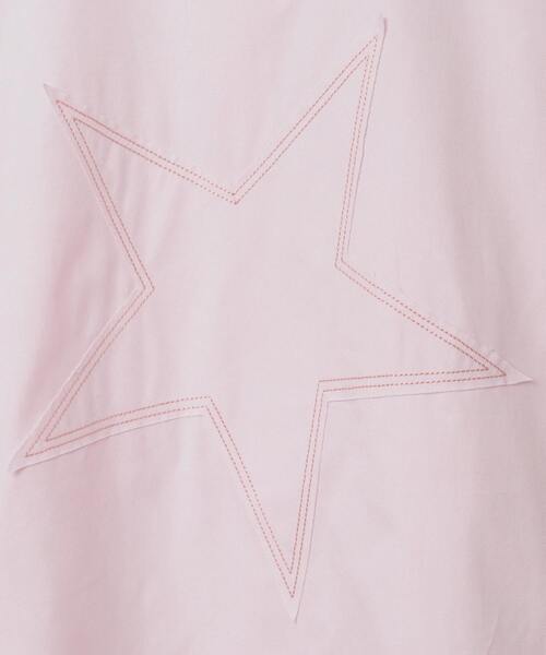 CONVERSE TOKYO(コンバーストウキョウ)の「BACK STAR★ OXFORD SHORT SHIRT(シャツ/ブラウス・レディース・パープル/ピンク/イエロー/ブラック・FREE)」の11枚目の写真
