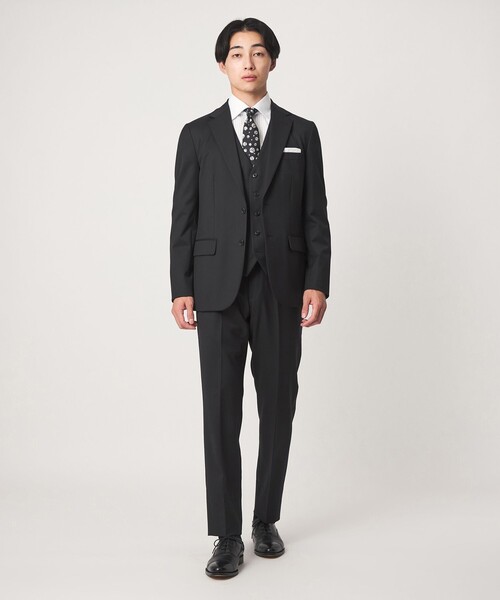 green label relaxing(グリーンレーベルリラクシング)の「A+ TWPU サージ スリム アジャスター NP スラックス セットアップパンツ -ストレッチ-(スーツパンツ・メンズ・ネイビー/ブラック/ダークブラウン/ダークグリーン/ロイヤルブルー・XL/L/M/S/XXL)」の7枚目の写真