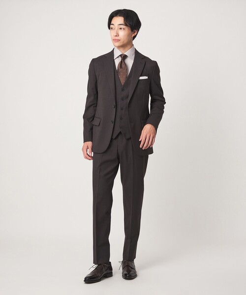 green label relaxing(グリーンレーベルリラクシング)の「A+ TWPU サージ スリム アジャスター NP スラックス セットアップパンツ -ストレッチ-(スーツパンツ・メンズ・ネイビー/ブラック/ダークブラウン/ダークグリーン/ロイヤルブルー・XL/L/M/S/XXL)」の8枚目の写真
