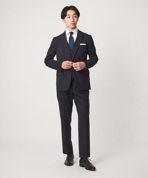 green label relaxing(グリーンレーベルリラクシング)の「A+ TWPU サージ スリム アジャスター NP スラックス セットアップパンツ -ストレッチ-(スーツパンツ・メンズ・ネイビー/ブラック/ダークブラウン/ダークグリーン/ロイヤルブルー・XL/L/M/S/XXL)」の10枚目の写真