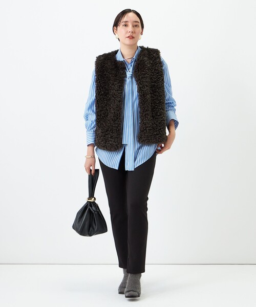 NOLLEY’S(ノーリーズ)の「ウォッシャブルStretch Zipレギンスパンツ(その他パンツ・レディース・ブラック・38/36)」の2枚目の写真