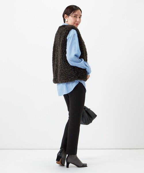 NOLLEY’S(ノーリーズ)の「ウォッシャブルStretch Zipレギンスパンツ(その他パンツ・レディース・ブラック・38/36)」の5枚目の写真