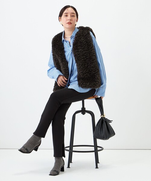 NOLLEY’S(ノーリーズ)の「ウォッシャブルStretch Zipレギンスパンツ(その他パンツ・レディース・ブラック・38/36)」の14枚目の写真