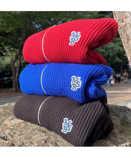 My sugar Babe（マイシュガーベイブ）の「cable pocket zip knit（ニット/セーター・メンズ・ブラック/レッド/ブルー・LARGE/SMALL）」の14枚目の写真