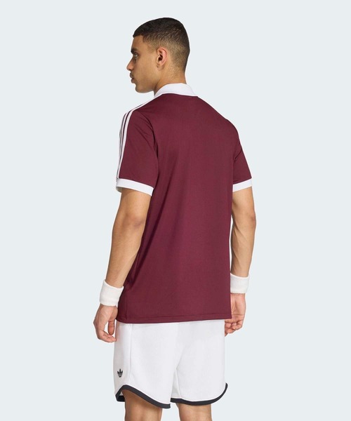 adidas(アディダス)の「テニス クラシック ポロシャツ / アディダス adidas(ポロシャツ・メンズ・レッド・XX-LARGE/XXX-LARGE/LARGE/MEDIUM/SMALL/X-LARGE)」の2枚目の写真