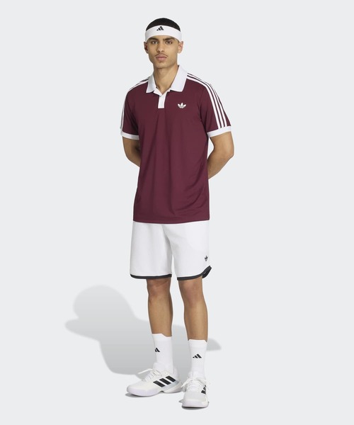 adidas(アディダス)の「テニス クラシック ポロシャツ / アディダス adidas(ポロシャツ・メンズ・レッド・XX-LARGE/XXX-LARGE/LARGE/MEDIUM/SMALL/X-LARGE)」の5枚目の写真