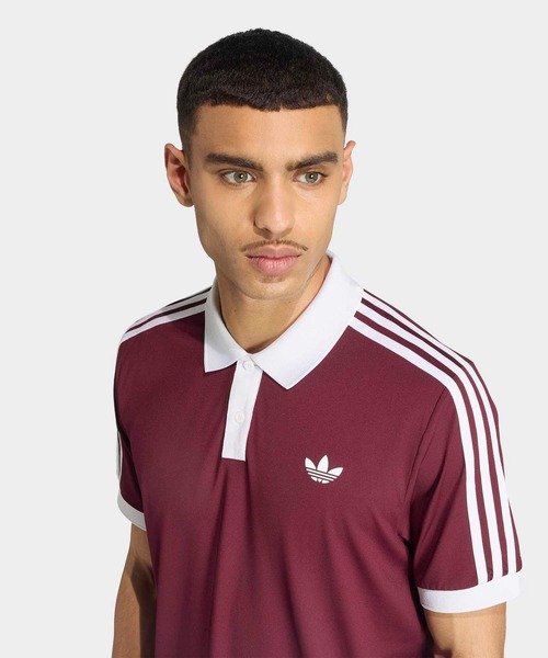 adidas(アディダス)の「テニス クラシック ポロシャツ / アディダス adidas(ポロシャツ・メンズ・レッド・XX-LARGE/XXX-LARGE/LARGE/MEDIUM/SMALL/X-LARGE)」の3枚目の写真