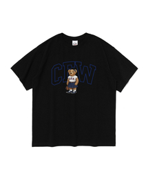 プレピベアグラフィック半袖Tシャツ(ブラック)