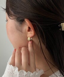 〈GOLDY/ゴールディ〉クリアコンビワンタッチピアス