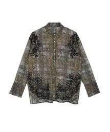 Ameri（アメリ）の「VINTAGE CHECK EMBROIDERY SHIRT（シャツ/ブラウス）」