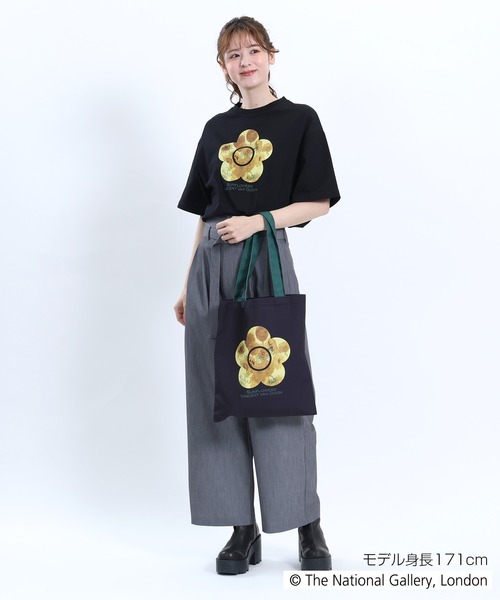 MARY QUANT(マリークワント)の「ファン・ゴッホデザイン Tシャツ(Tシャツ/カットソー・レディース・ブラック/ホワイト・M)」の17枚目の写真