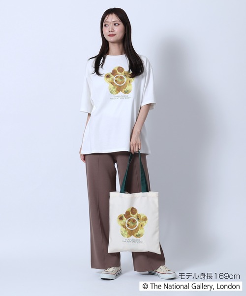 MARY QUANT(マリークワント)の「ファン・ゴッホデザイン Tシャツ(Tシャツ/カットソー・レディース・ブラック/ホワイト・M)」の9枚目の写真