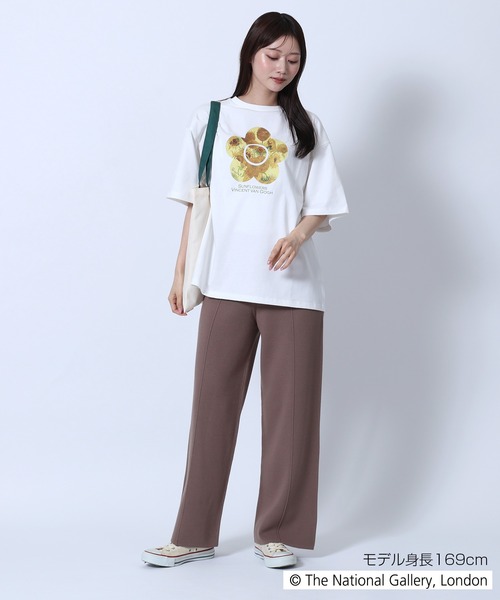 MARY QUANT(マリークワント)の「ファン・ゴッホデザイン Tシャツ(Tシャツ/カットソー・レディース・ブラック/ホワイト・M)」の10枚目の写真