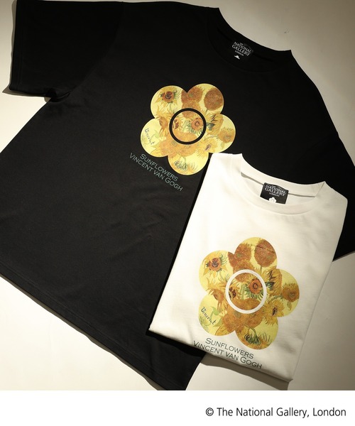 MARY QUANT(マリークワント)の「ファン・ゴッホデザイン Tシャツ(Tシャツ/カットソー・レディース・ブラック/ホワイト・M)」の19枚目の写真