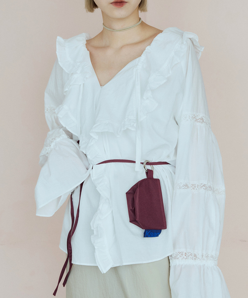 IENA LA BOUCLE(イエナラブークル)の「VIOLETTE ROOM バイオレットルーム EMBROIDERY TOPS VR263113(シャツ/ブラウス・レディース・ブラック・FREE)」の17枚目の写真