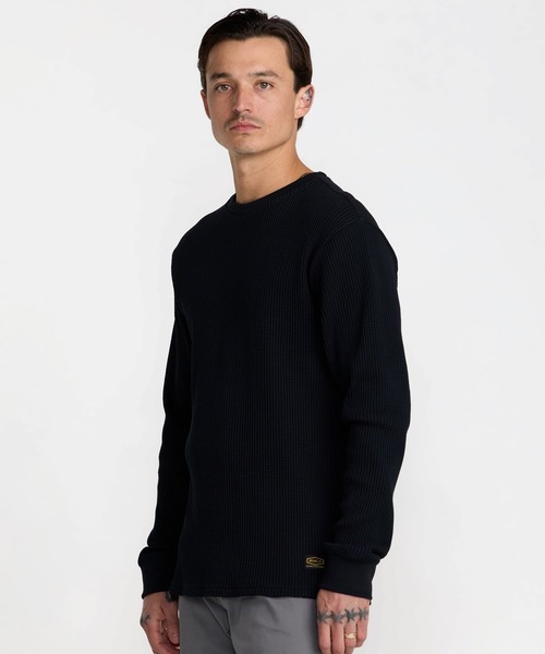 RVCA(ルーカ)の「RVCA メンズ DAYSHIFT THERMAL LS ロンT 【2026年秋冬モデル】/ルーカサーマルロンT(Tシャツ/カットソー・メンズ・ブラック/オフホワイト/ブルー系その他・SMALL/MEDIUM/LARGE/X-LARGE)」の9枚目の写真