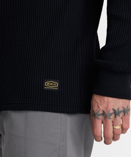 RVCA(ルーカ)の「RVCA メンズ DAYSHIFT THERMAL LS ロンT 【2026年秋冬モデル】/ルーカサーマルロンT(Tシャツ/カットソー・メンズ・ブラック/オフホワイト/ブルー系その他・SMALL/MEDIUM/LARGE/X-LARGE)」の10枚目の写真