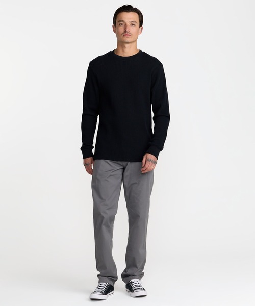 RVCA(ルーカ)の「RVCA メンズ DAYSHIFT THERMAL LS ロンT 【2026年秋冬モデル】/ルーカサーマルロンT(Tシャツ/カットソー・メンズ・ブラック/オフホワイト/ブルー系その他・SMALL/MEDIUM/LARGE/X-LARGE)」の11枚目の写真