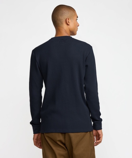 RVCA(ルーカ)の「RVCA メンズ DAYSHIFT THERMAL LS ロンT 【2026年秋冬モデル】/ルーカサーマルロンT(Tシャツ/カットソー・メンズ・ブラック/オフホワイト/ブルー系その他・SMALL/MEDIUM/LARGE/X-LARGE)」の4枚目の写真