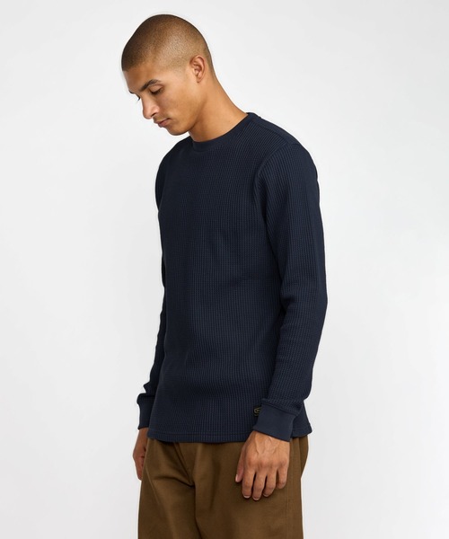 RVCA(ルーカ)の「RVCA メンズ DAYSHIFT THERMAL LS ロンT 【2026年秋冬モデル】/ルーカサーマルロンT(Tシャツ/カットソー・メンズ・ブラック/オフホワイト/ブルー系その他・SMALL/MEDIUM/LARGE/X-LARGE)」の5枚目の写真