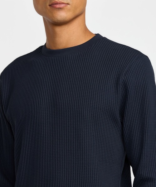 RVCA(ルーカ)の「RVCA メンズ DAYSHIFT THERMAL LS ロンT 【2026年秋冬モデル】/ルーカサーマルロンT(Tシャツ/カットソー・メンズ・ブラック/オフホワイト/ブルー系その他・SMALL/MEDIUM/LARGE/X-LARGE)」の6枚目の写真