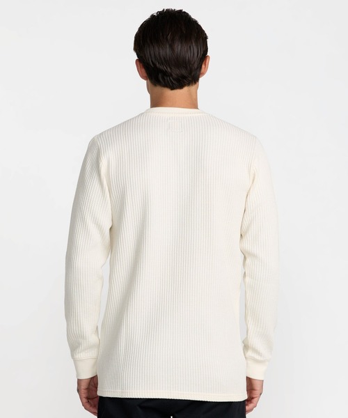 RVCA(ルーカ)の「RVCA メンズ DAYSHIFT THERMAL LS ロンT 【2026年秋冬モデル】/ルーカサーマルロンT(Tシャツ/カットソー・メンズ・ブラック/オフホワイト/ブルー系その他・SMALL/MEDIUM/LARGE/X-LARGE)」の12枚目の写真