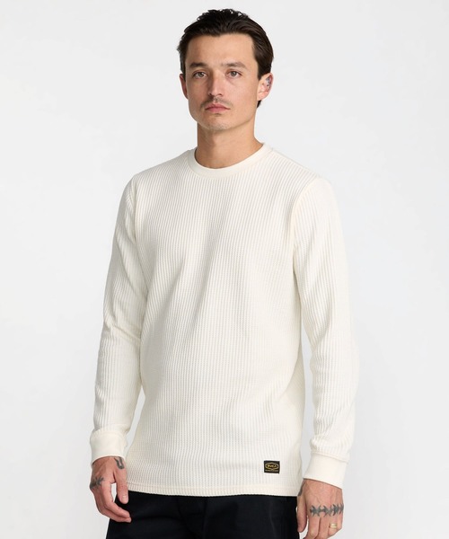 RVCA(ルーカ)の「RVCA メンズ DAYSHIFT THERMAL LS ロンT 【2026年秋冬モデル】/ルーカサーマルロンT(Tシャツ/カットソー・メンズ・ブラック/オフホワイト/ブルー系その他・SMALL/MEDIUM/LARGE/X-LARGE)」の16枚目の写真