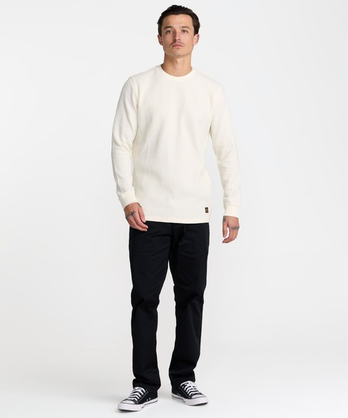 RVCA(ルーカ)の「RVCA メンズ DAYSHIFT THERMAL LS ロンT 【2026年秋冬モデル】/ルーカサーマルロンT(Tシャツ/カットソー・メンズ・ブラック/オフホワイト/ブルー系その他・SMALL/MEDIUM/LARGE/X-LARGE)」の14枚目の写真