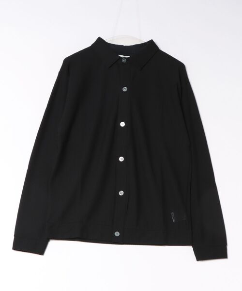 le cercle ADAM ET ROPE'(ルセルクルアダムエロペ)の「メッシュ編みシャツカーデ(カーディガン/ボレロ・メンズ・ブラック/ブラウン・LL/M/L)」の1枚目の写真