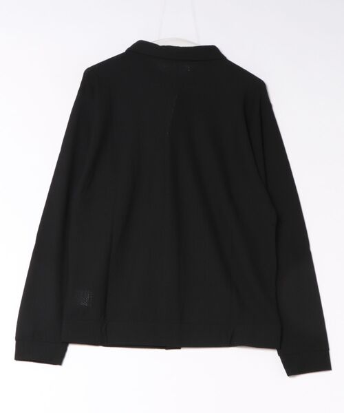 le cercle ADAM ET ROPE'(ルセルクルアダムエロペ)の「メッシュ編みシャツカーデ(カーディガン/ボレロ・メンズ・ブラック/ブラウン・LL/M/L)」の3枚目の写真