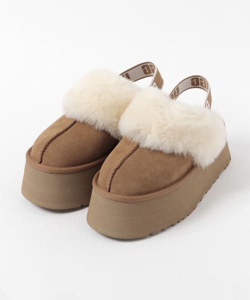 UGG(アグ)の「【UGG(アグ)】Funkette(その他シューズ・レディース・ベージュ/キャメル・23/24)」の2枚目の写真