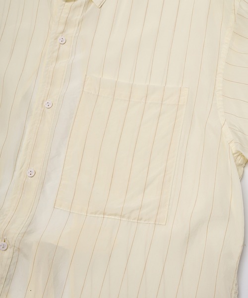 mintdesigns(ミントデザインズ)の「Apron Shirt(シャツ/ブラウス・レディース・オフホワイト/グレー・ONESIZE)」の14枚目の写真