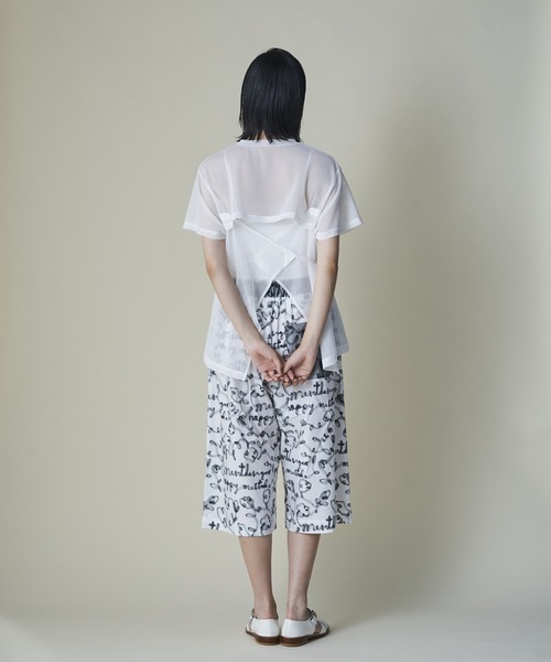 mintdesigns(ミントデザインズ)の「Tulle Ribbon Volume Shorts(その他パンツ・レディース・ホワイト/ブラック・ONESIZE)」の5枚目の写真