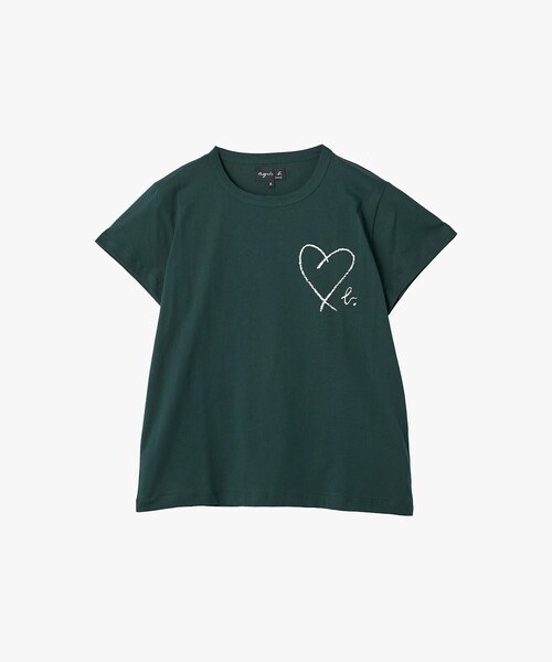 【期間限定】アニエスベー agnes b. ダークグリーン　大きめ agnes b.｜アニエスベーのTシャツ/カットソー（グリーン・カーキ/緑色