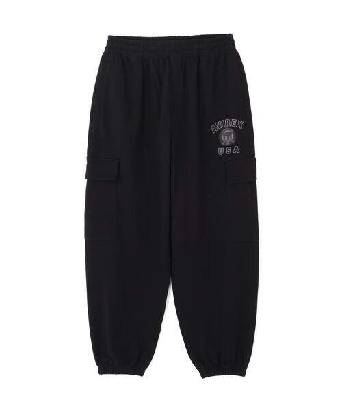 AVIREX(アヴィレックス)の「《WEB&DEPOT限定》VARSITY SWEAT CARGO PANTS / バーシティ スウェット カーゴ パンツ / AVIREX / アヴィレックス(スウェットパンツ・メンズ・オリーブ系1/レッド系その他4/ホワイト/ブラック・S/M/2XL/L/XL)」の3枚目の写真