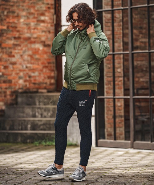 felkod(フィルコッド)の「mj11984- Muta ACANTHUS Hooded MA1 MA-1フードブルゾン(F26F010)(MA-1・メンズ・カーキ/ブラック・S/L/M/XL)」の5枚目の写真