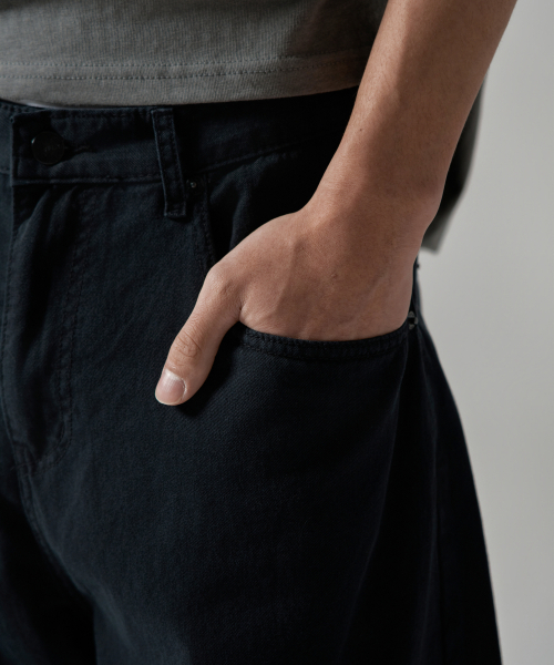 WAAR(ワール)の「M284 サマー カチオン カーブド パンツ_ブラック(デニムパンツ・メンズ・その他・LARGE/SMALL/MEDIUM)」の17枚目の写真