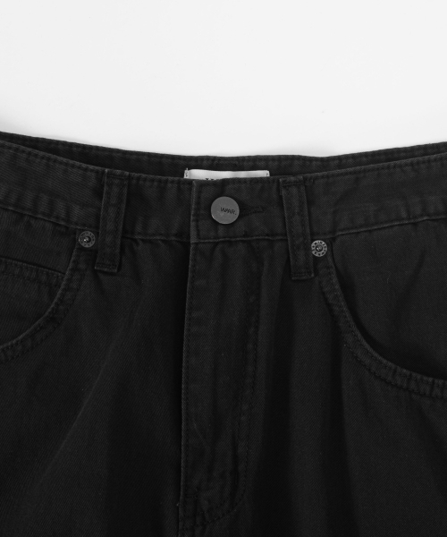 WAAR(ワール)の「M284 サマー カチオン カーブド パンツ_ブラック(デニムパンツ・メンズ・その他・LARGE/SMALL/MEDIUM)」の10枚目の写真