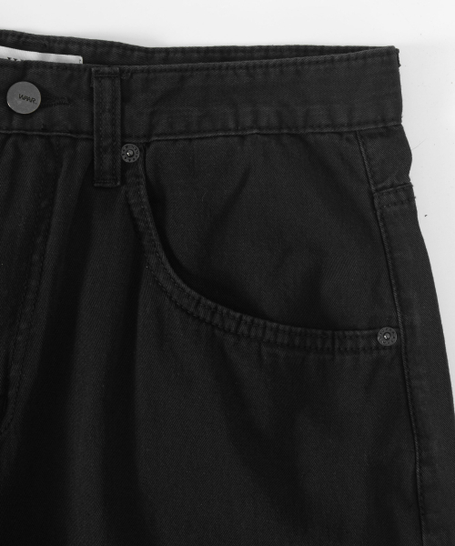 WAAR(ワール)の「M284 サマー カチオン カーブド パンツ_ブラック(デニムパンツ・メンズ・その他・LARGE/SMALL/MEDIUM)」の11枚目の写真