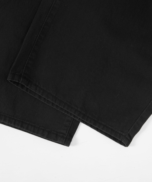 WAAR(ワール)の「M284 サマー カチオン カーブド パンツ_ブラック(デニムパンツ・メンズ・その他・LARGE/SMALL/MEDIUM)」の2枚目の写真