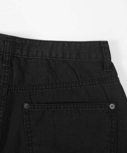 WAAR(ワール)の「M284 サマー カチオン カーブド パンツ_ブラック(デニムパンツ・メンズ・その他・LARGE/SMALL/MEDIUM)」の3枚目の写真