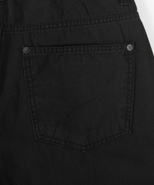 WAAR(ワール)の「M284 サマー カチオン カーブド パンツ_ブラック(デニムパンツ・メンズ・その他・LARGE/SMALL/MEDIUM)」の4枚目の写真