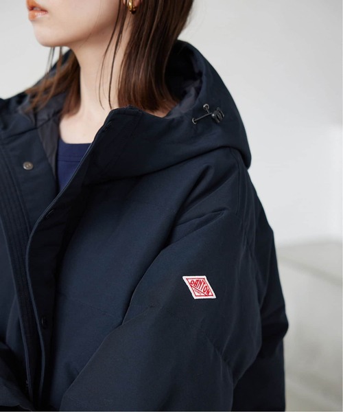 DANTON(ダントン)の「《追加》DANTON/ダントン POLYESTER DOWN DT-A0008(ダウンジャケット/コート・レディース・ベージュ/ネイビー/ブラック/アイボリー・FREE)」の4枚目の写真