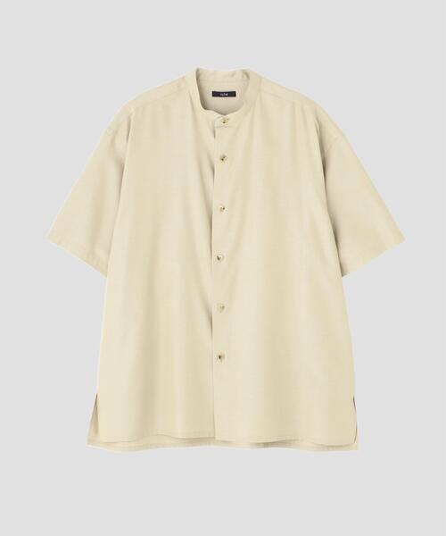 YLEVE(イレーヴ)の「YLEVE / SILK CHAMBRAY SHIRT(シャツ/ブラウス・メンズ・ベージュ・4)」の3枚目の写真