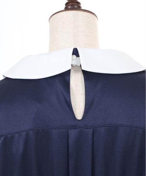 axes femme(アクシーズファム)の「W釦フィッシュテールワンピース(ワンピース・レディース・ダークグリーン/ネイビー/ワイン・MEDIUM)」の19枚目の写真