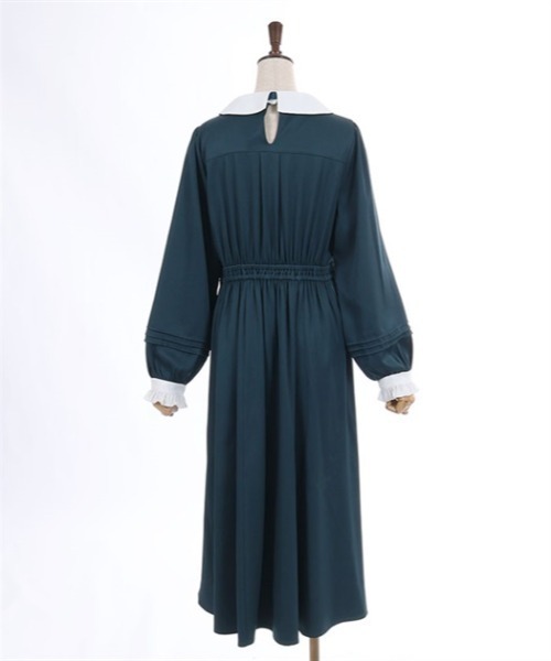 axes femme(アクシーズファム)の「W釦フィッシュテールワンピース(ワンピース・レディース・ダークグリーン/ネイビー/ワイン・MEDIUM)」の15枚目の写真