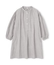 無印良品（ムジルシリョウヒン）の「キッズ　二重ガーゼ長袖ワンピース（ワンピース）」