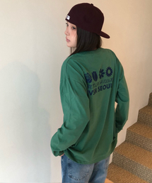 NAME CARD 長袖Tシャツ(グリーン)