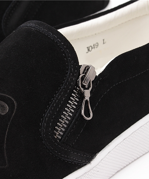 JACKROSE（ジャックローズ）の「The Rolling Stones×JACKROSEスウェードレザースリップオン（スリッポン・メンズ・ブラック・M/L）」の6枚目の写真